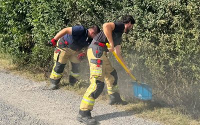 Flurbrand am Binnenkanal