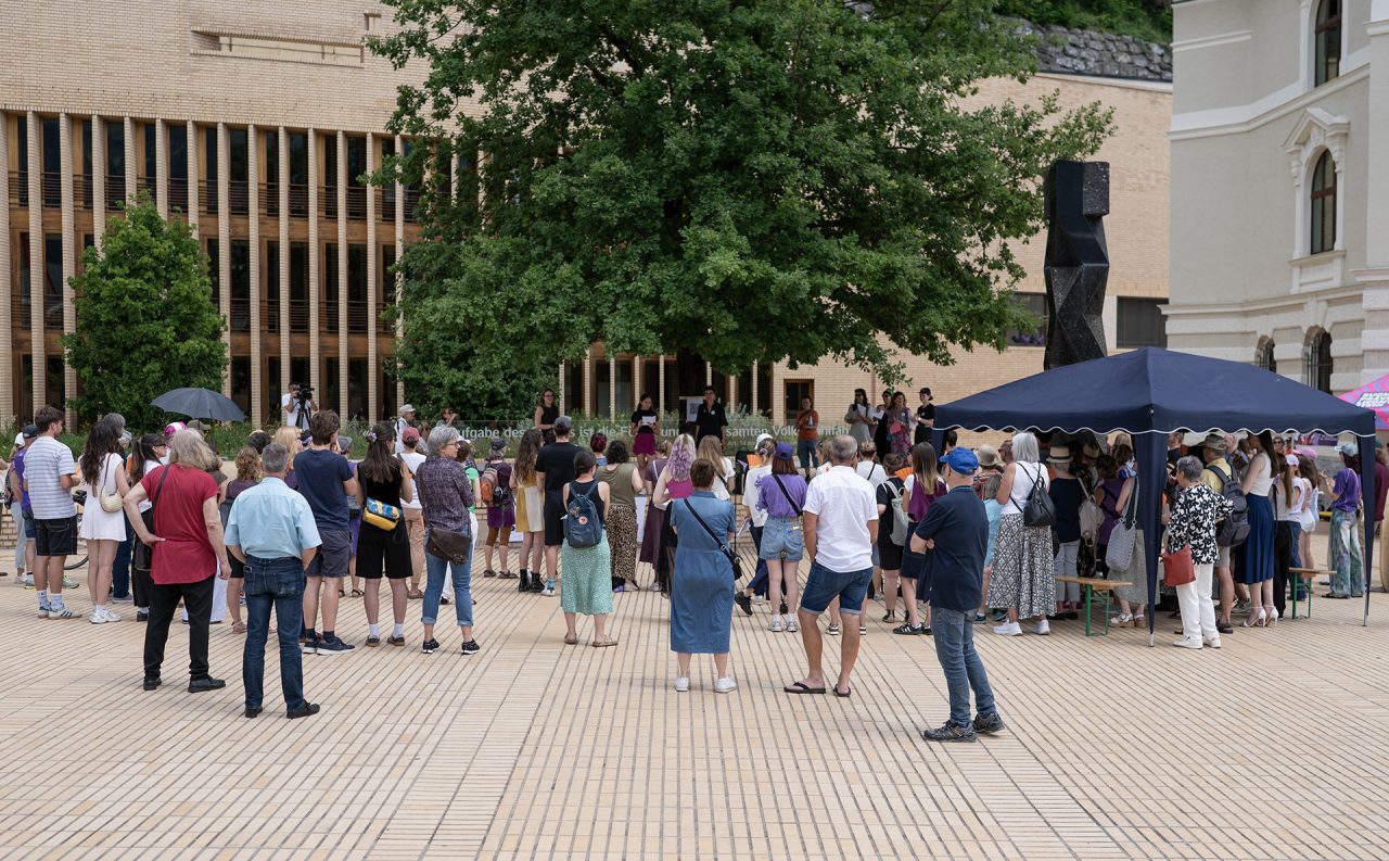 "Feministischer Streik" in Vaduz