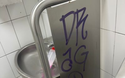 Sachbeschädigung durch Sprayereien in Mauren