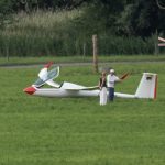 Segelflieger setzt im Maurer Riet auf