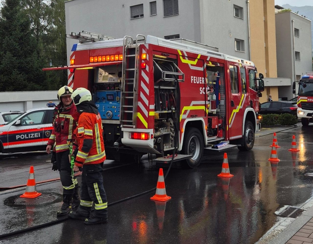 Rauchgeruch löst Feuerwehreinsatz in Schaan aus
