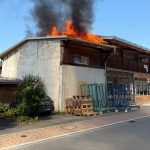 Dachbrand bei Schreinerei in Schaan