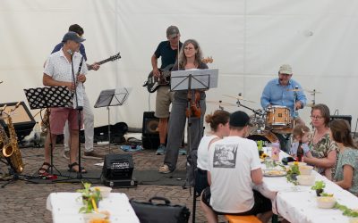 Ein Sommerfest für Daheimgebliebene in Schellenberg