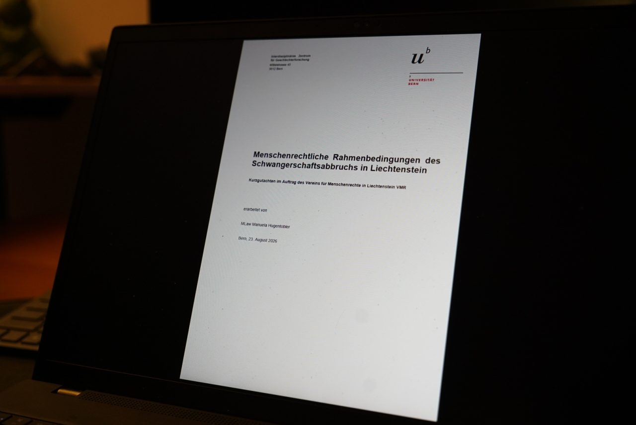 ein Rechtgutachten zum Thema Schwangerschaftsabbruch zukomme