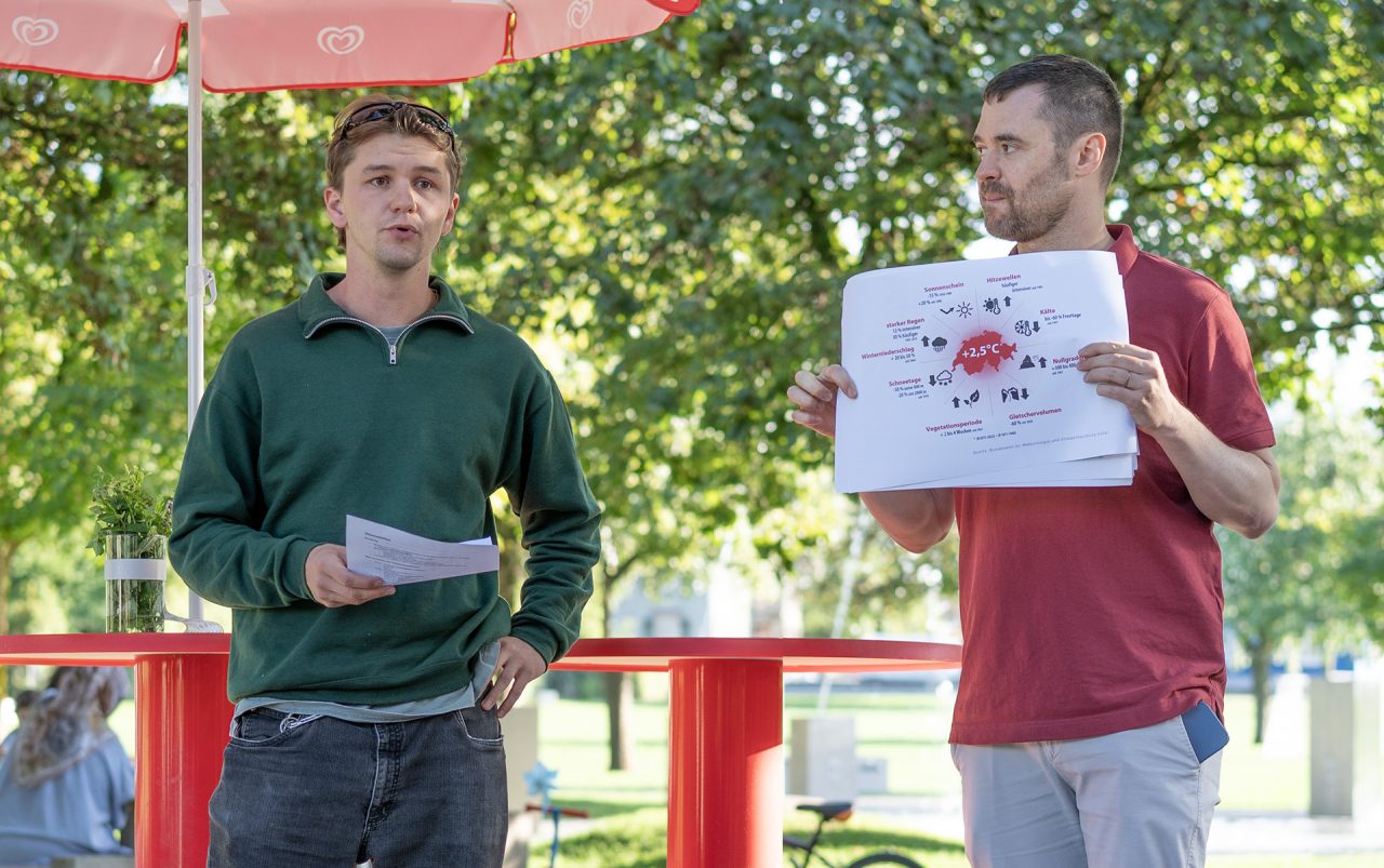 Linus Nigsch und Luis Hilti