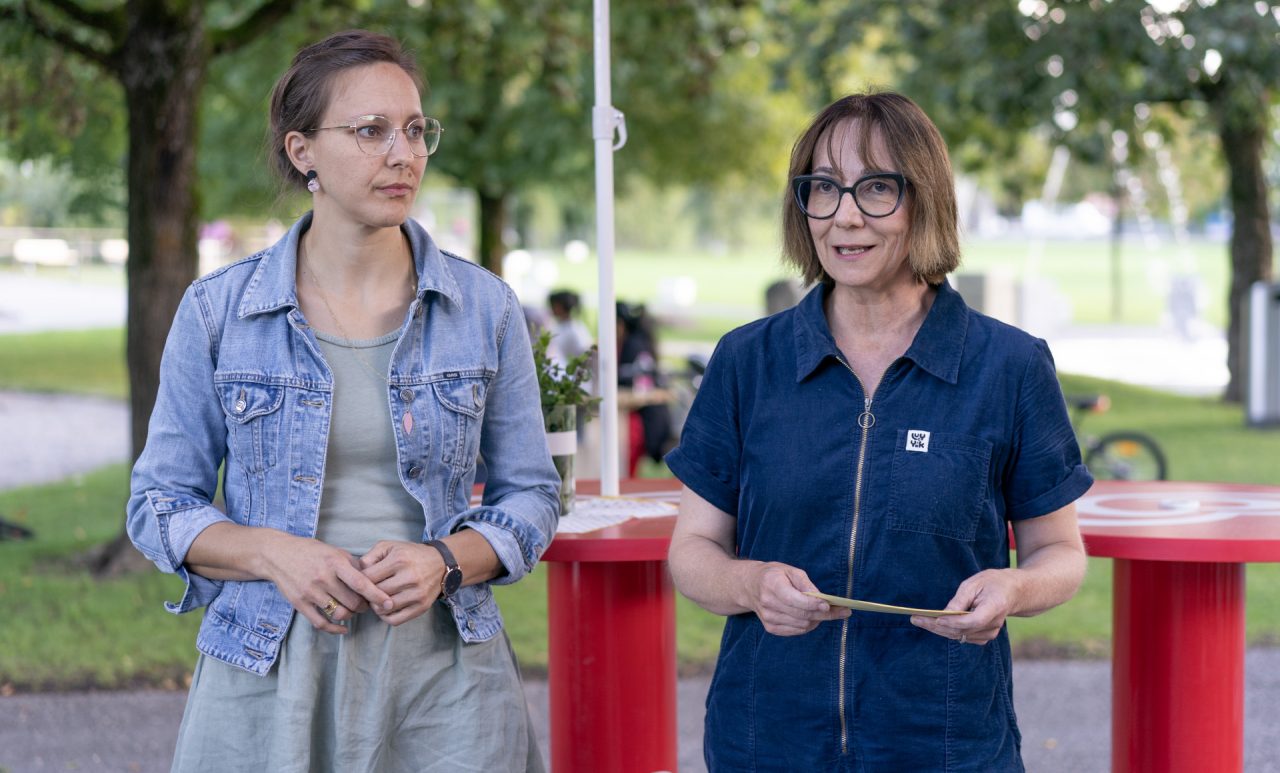 Sandra Fausch und Manuela Haldner-Schierscher
