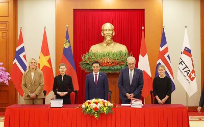 Efta und Vietnam unterzeichnen Freihandelsabkommen