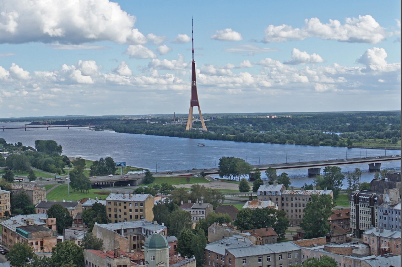Skyline von Riga, Lettland