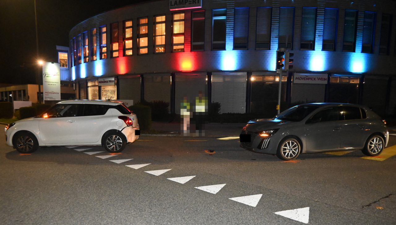 Unfall in Vaduz